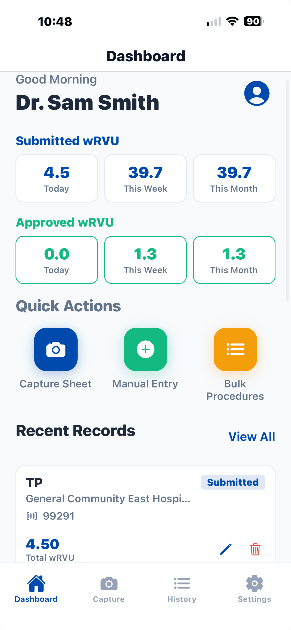 RVU MD Mobile App